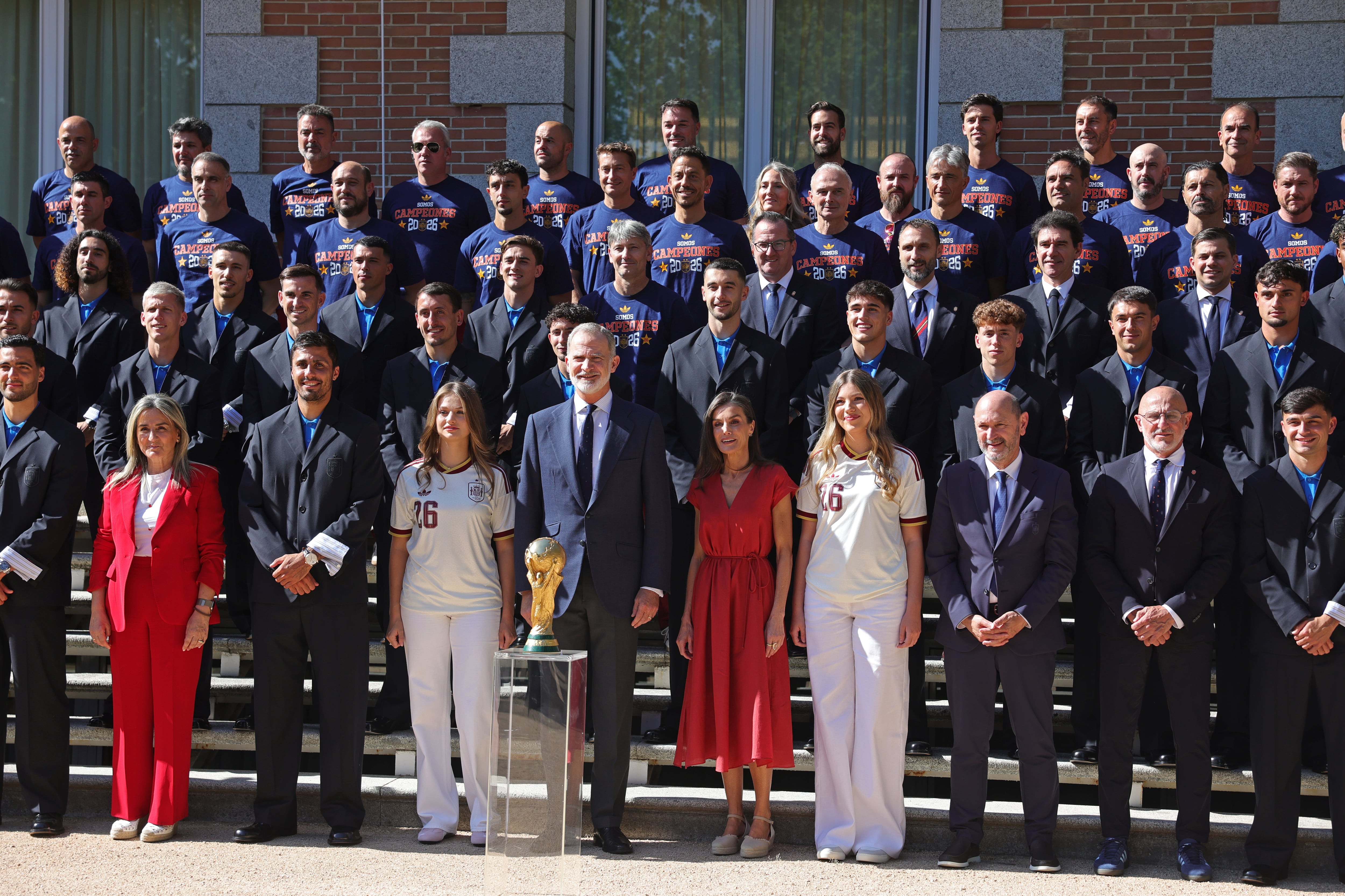 Las celebraciones de los campeones del mundo, en directo | Felipe VI felicita a los jugadores en el Palacio de la Zarzuela: “Ha sido un triunfo épico”