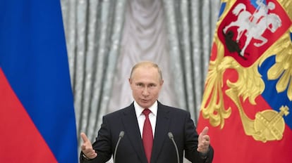 El presidente de Rusia, Vladimir Putin.