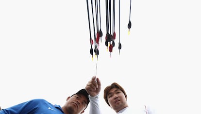 Im Dong Hyun de Corea del Sur ha superado su propia marca durante la clasificación de 72 flechas.