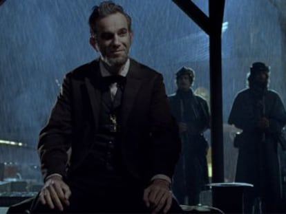 Fotograma de Lincoln, con Daniel Day Lewis.