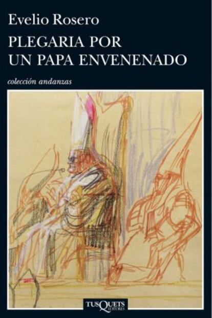 Capa do novo livro de Everio Rosero, 'Prece por um papa envenenado', um elogio à figura histórica de João Paulo I.