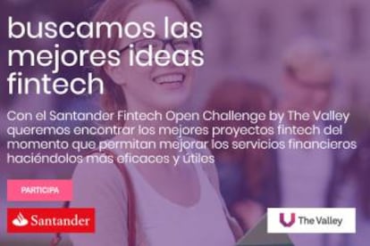 Cartel promocional del Fintech Open Challenge