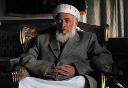 El presidente del Consejo Superior para la Paz de Afganistán, Burhanuddin Rabbani