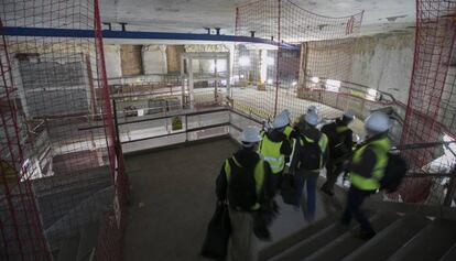 El futuro hall de la estación de Metro Foneria