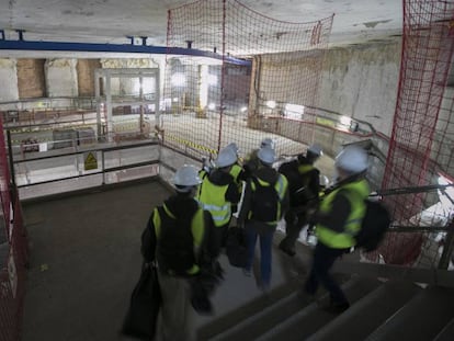 El futuro hall de la estaci&oacute;n de Metro Foneria