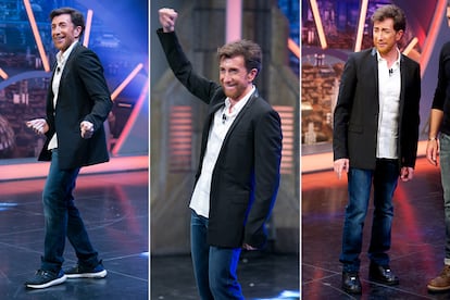 Pablo Motos. Aunque el armario masculino suele dejar menos margen al riesgo, algunos como el presentador de El Hormiguero apuestan por vestir igual programa tras programa. Su fórmula de americana negra con camisa blanca y vaqueros es tan famosa que, cuando fue sustituido por Nuria Roca tras dar positivo en coronavirus, la presentadora también vistió día tras día con blusa blanca y pantalón oscuro.