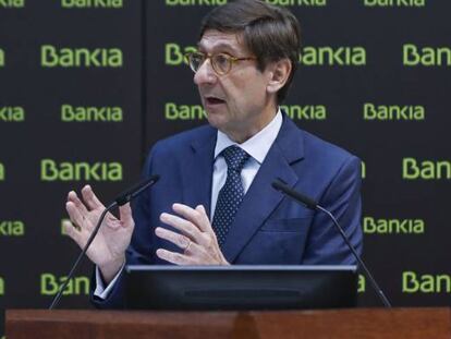 El presidente de Bankia, José Ignacio Goirigolzarri.