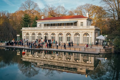 Embarcadero del Audubon Center en Prospect Park. 