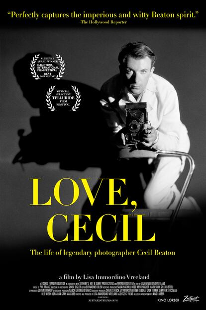 Te quiero, Cecil Beaton (MOVISTAR+). Ilustrador y fotógrafo, el título repasa los grandes hitos de la carrera del retratista de una era y un mundo, el de la alta sociedad de mediados del pasado siglo, prácticamente extinguido. ¿Tras la cámara? Lisa Immordino Vreeland, mujer del nieto de la legendaria editoria Diana Vreeland, y autora de otros documentales como Diana Vreeland. La mirada educada o Peggy Guggenheim: adicta al arte.