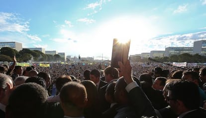 Manifesta&ccedil;&atilde;o contra aborto e casamento gay em Bras&iacute;lia, 2013.