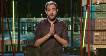 El presentador Joel Díaz, a TV3.
