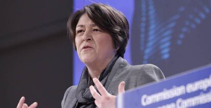 La comisaria europea de Transporte, Violeta Bulc.