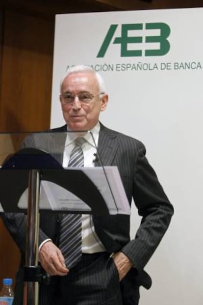 El presidente de la Asociación Española de Banca (AEB), Miguel Martín. EFE/Archivo