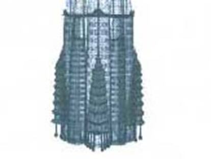 Imagen del boceto del hotel hecho por Gaudí.