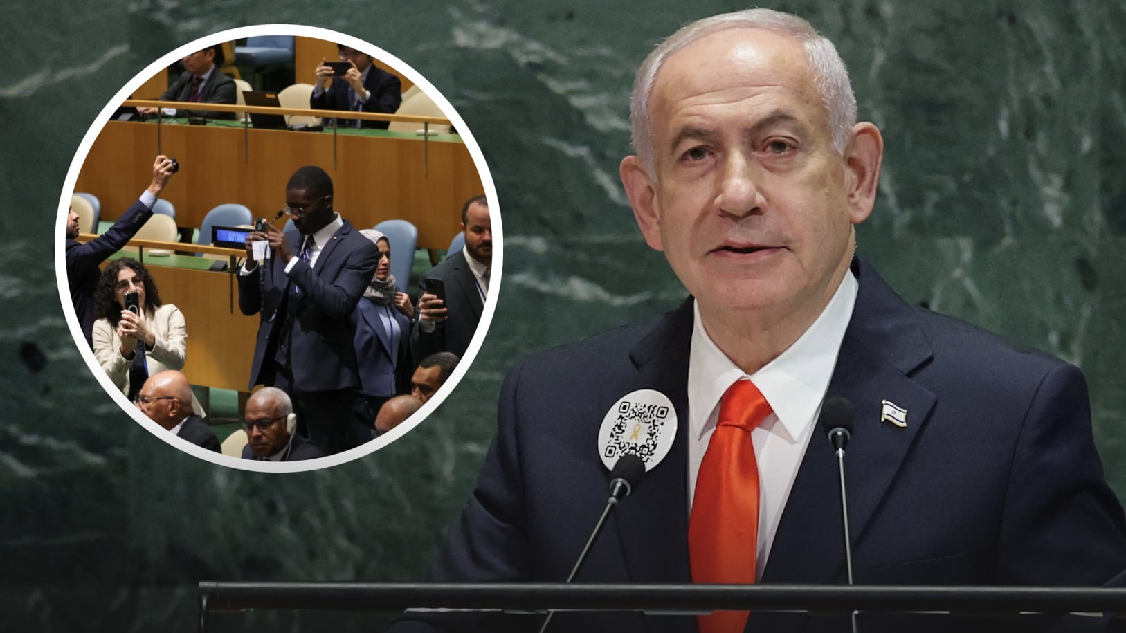 La mayoría de los países abandonan la Asamblea General de la ONU a la llegada de Netanyahu