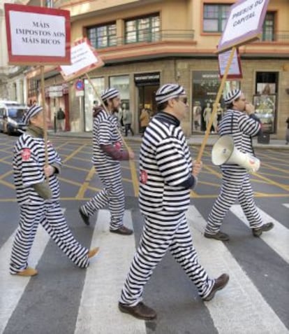 Protestas de esta mañana