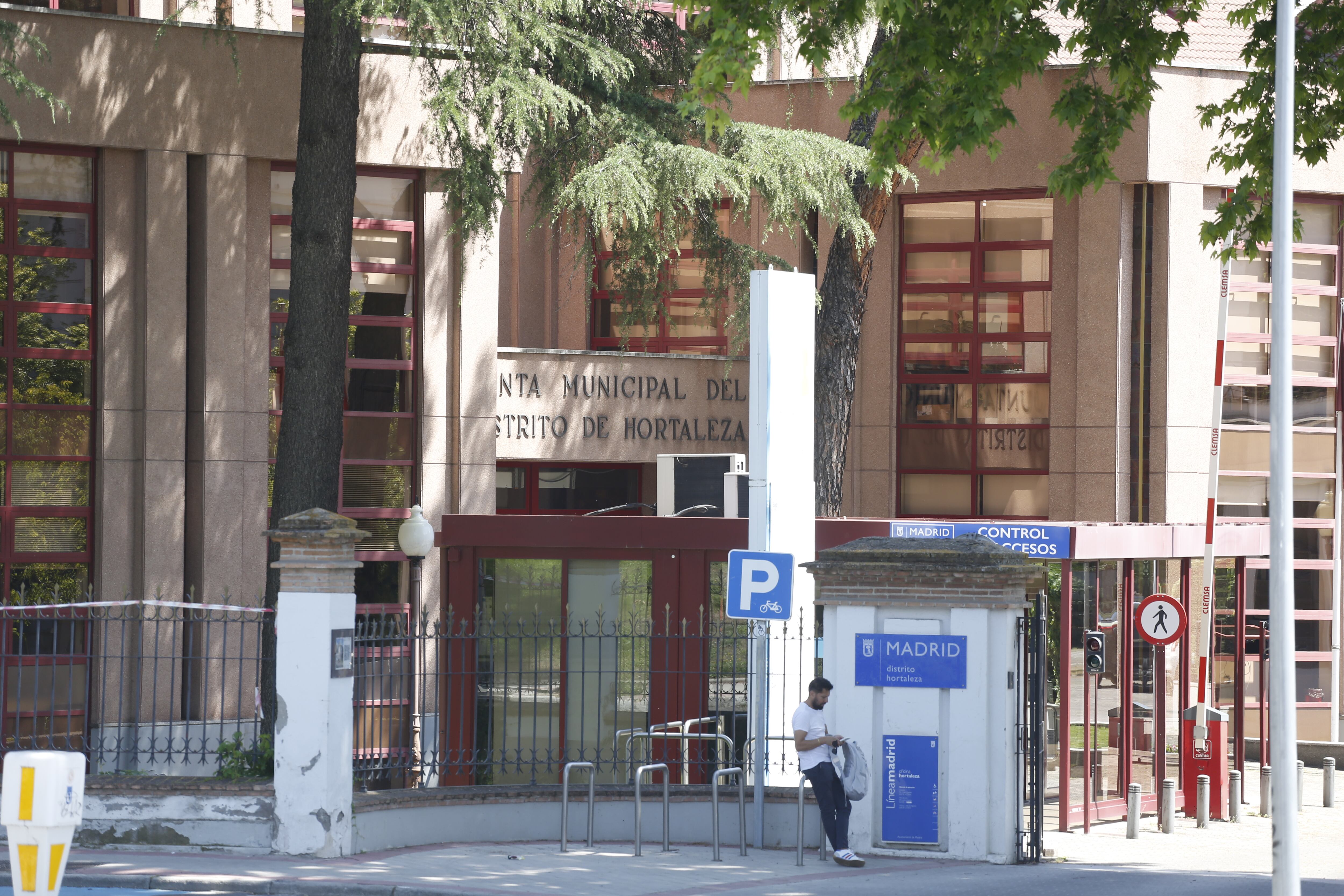 El edificio de la Junta del Distrito de Hortaleza.