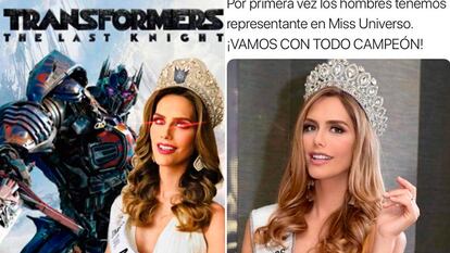 Memes sobre la participación de Ángela Ponce en Miss Universo.