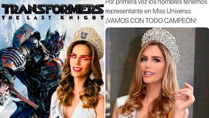 Memes sobre la participación de Ángela Ponce en Miss Universo.