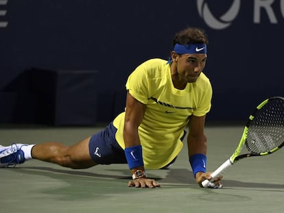 Rafael Nadal, en el Masters de Montreal.