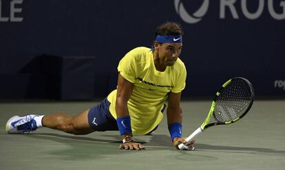 Rafael Nadal, en el Masters de Montreal.