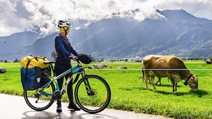 El complemento ideal para rutas en bici de larga distancia. GETTY IMAGES.