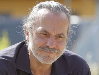 El actor José Coronado, el jueves en la presentación del rodaje de la serie 'Gigantes'.