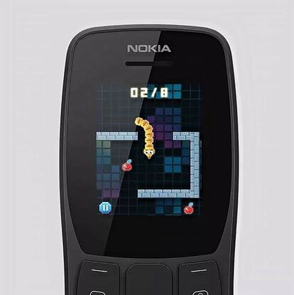 Nuevo Snake en el Nokia 110.