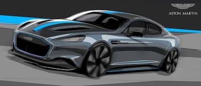 Diseño del nuevo Aston Martin RapidE