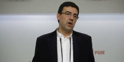 Mario Jiménez, portavoz de la gestora del PSOE.