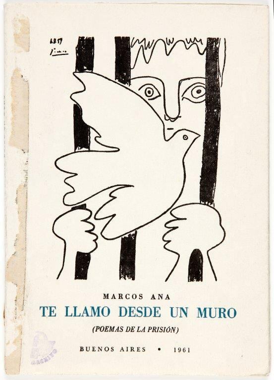 Portada del libro de Marcos Ana con poemas escritos en prisión e ilustración de Picasso. AHPCE