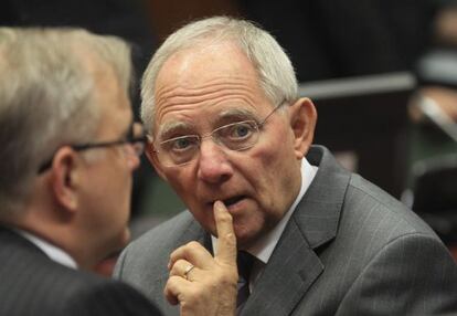 El ministro alemán de Finanzas, Wolfgang Schäuble.