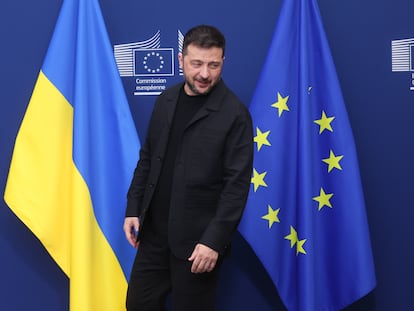 Volodímir Zelenski y Ursula von der Leyen