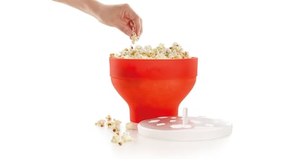 Container for making popcorn at home