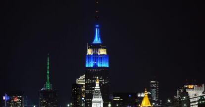 Panorámica del edificio Empire State, en Nueva York (EE UU).