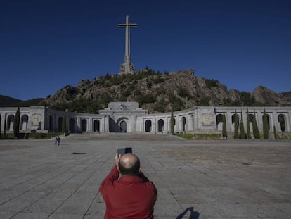 The Valley of the Fallen monument, where Franco is buried.