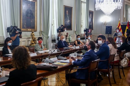 La comisión bilateral entre Gobierno y Generalitat, en Madrid.