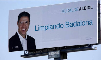 Campanya del PP a les municipals de Badalona el 2005.