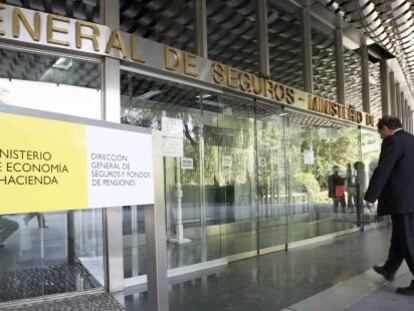 Sede de la Direcci&oacute;n General de Seguros y Fondos de Pensiones (DGSFP), en el Paseo de la Castellana de Madrid.