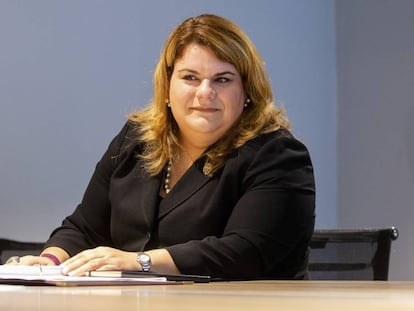 Jenniffer González Colón, comisionada residente de Puerto Rico en la Cámara de Representantes de los Estados Unidos, este martes.