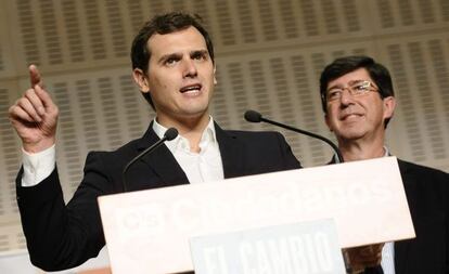 Albert Rivera y Juan Marín, en una imagen de archivo.