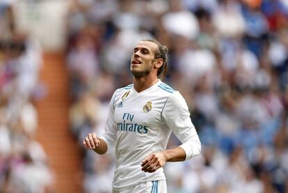 Gareth Bale, durante un partido con el Real Madrid.