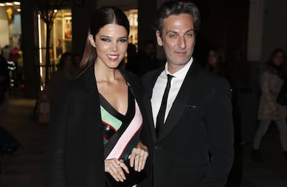Los actores Juana Acosta y Ernesto Alterio en los premios Fotogramas de Plata 2017 en Madrid, a finales del pasado mes de febrero.