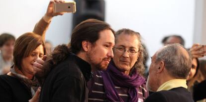 El l&iacute;der de Podemos, Pablo Iglesias. 