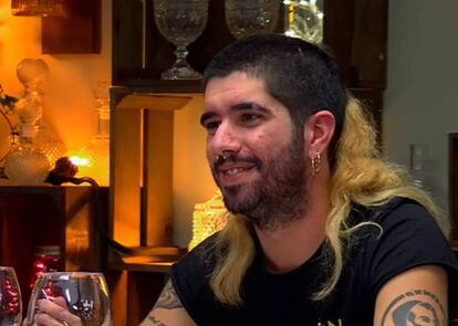 Marc, el nieto de Antoni Tàpies de 24 años que participó en 'First Dates'.