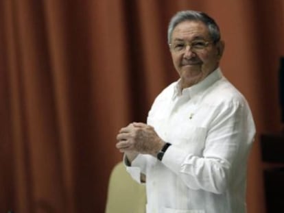 El presidente cubano, Ra&uacute;l Castro, este s&aacute;bado en La Habana.