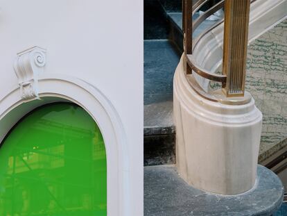 Algunos de los detalles del edificio de WOW, originalmente proyectado por el arquitecto Eduardo Reynalds Toledo y renovado ahora por el estudio External Reference.