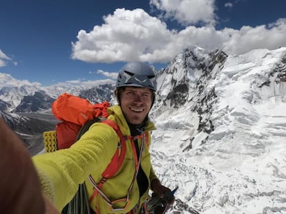 Simon Messner, en una de sus expediciones al Karakórum.
