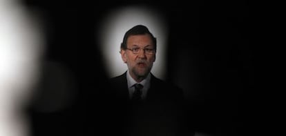 El presidente del Gobierno, Mariano Rajoy, en el seminario &#039;The Economist&#039; de la semana pasada. 