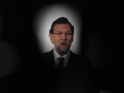 El presidente del Gobierno, Mariano Rajoy, en el seminario &#039;The Economist&#039; de la semana pasada. 